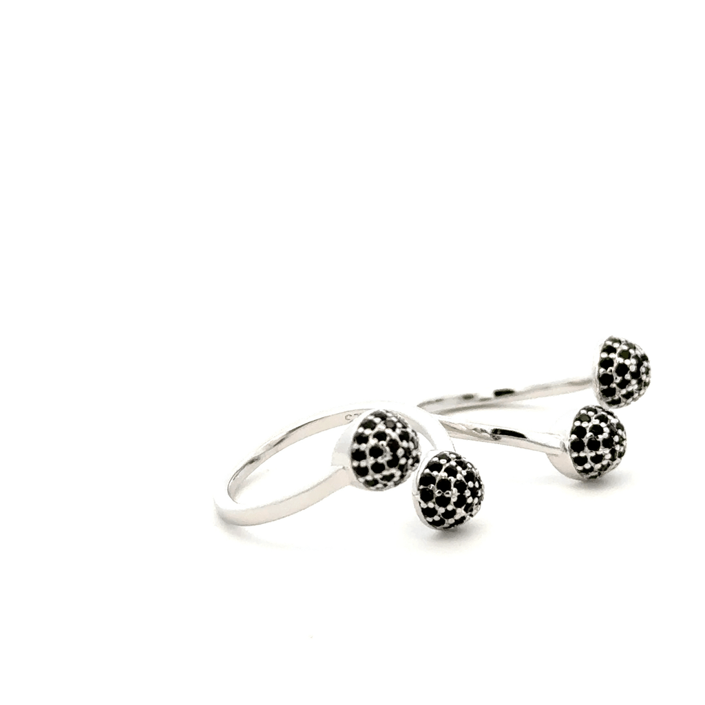 Double Sphere Bypass Toe Rings