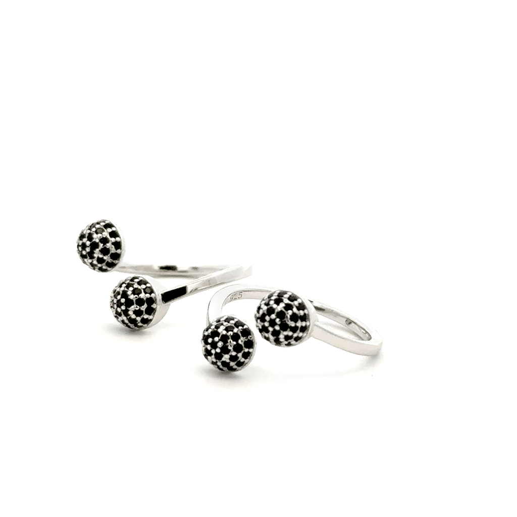 Double Sphere Bypass Toe Rings