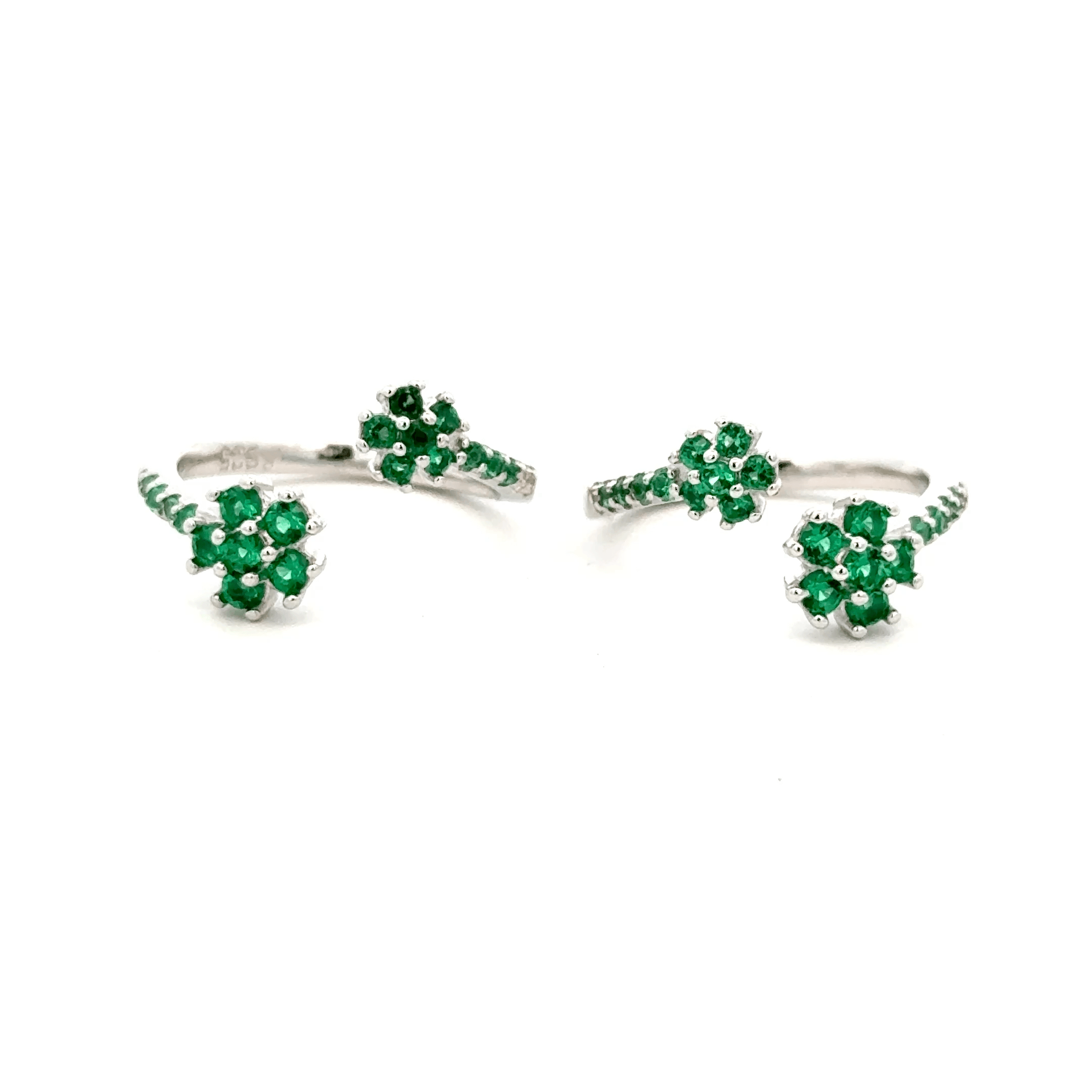 Flower toe rings