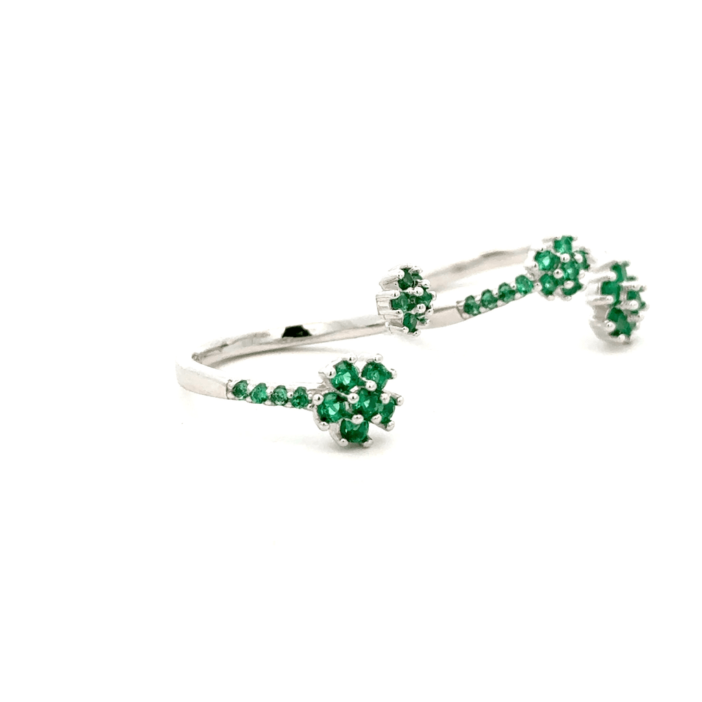 Flower toe rings