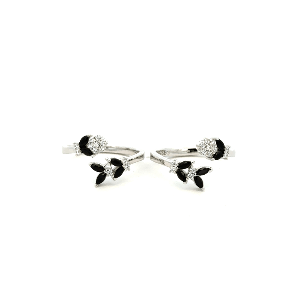 Leaf-Motif Toe Ring