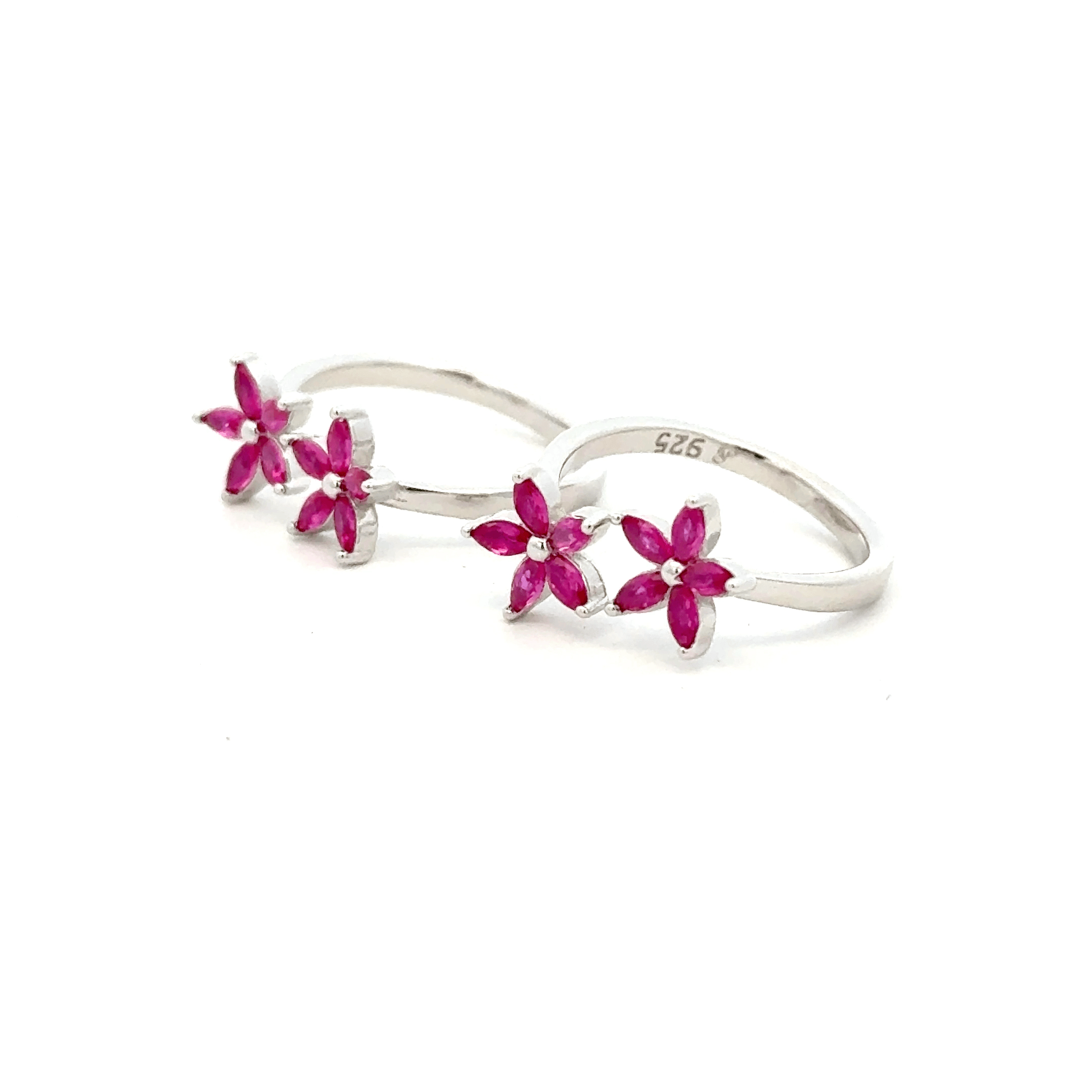 Flower toerings