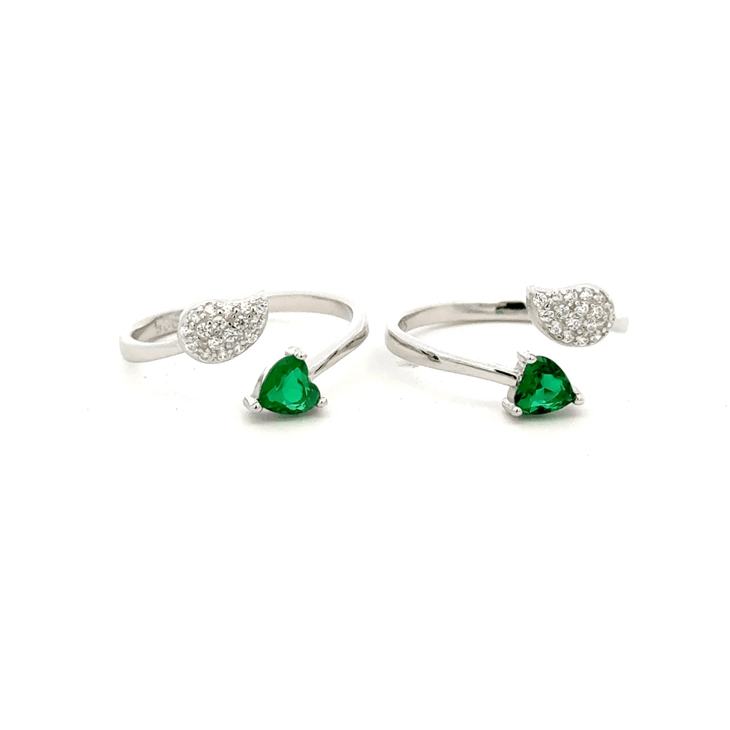 Heart shape toerings