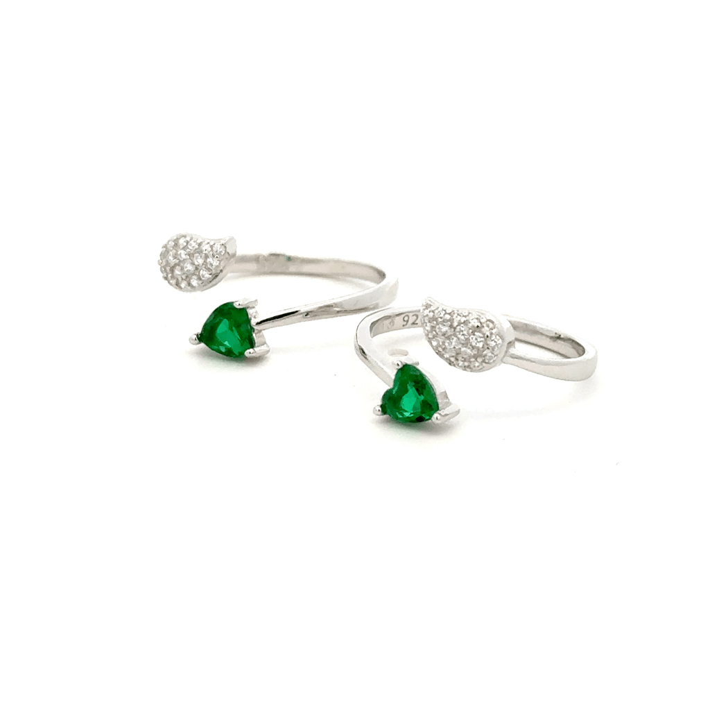 Heart shape toerings