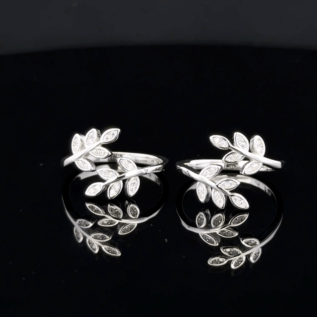 Leaf Vine Toe Rings