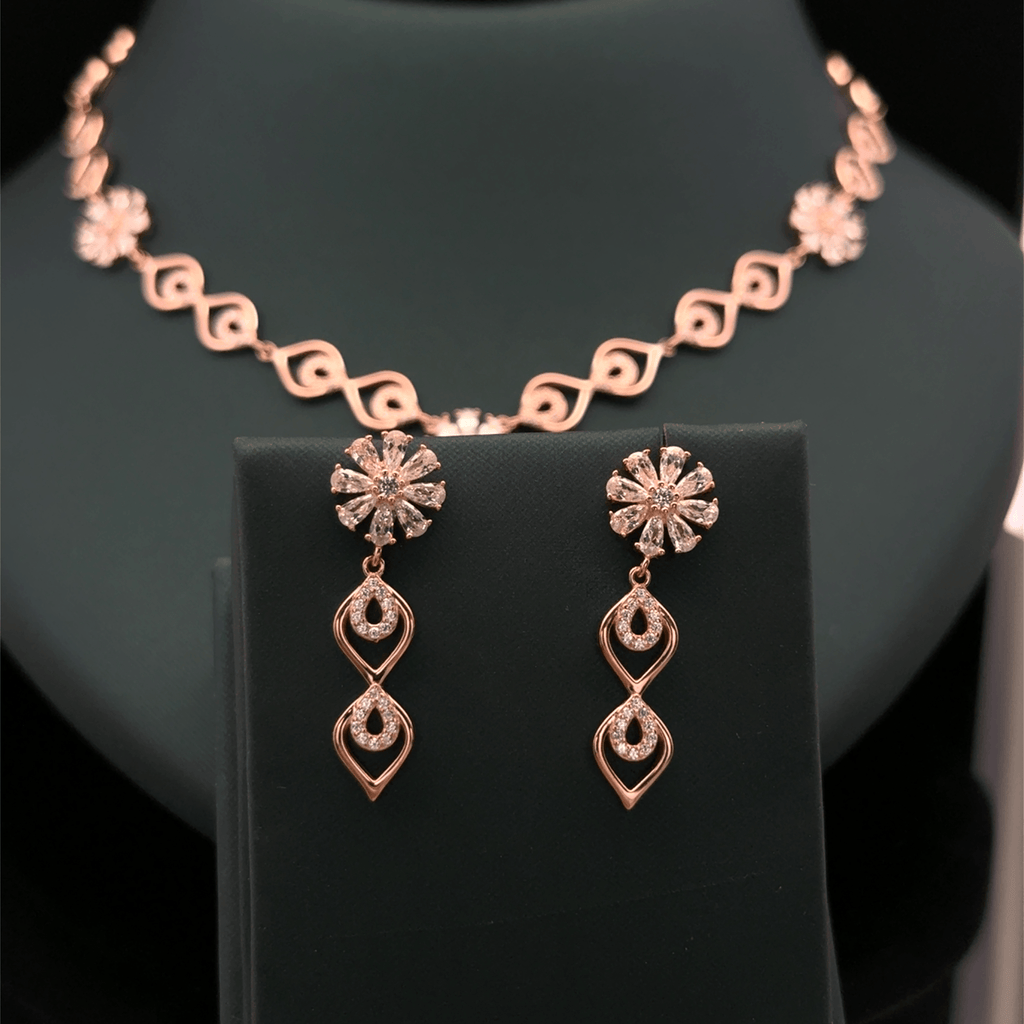Flower Hanging Necklace