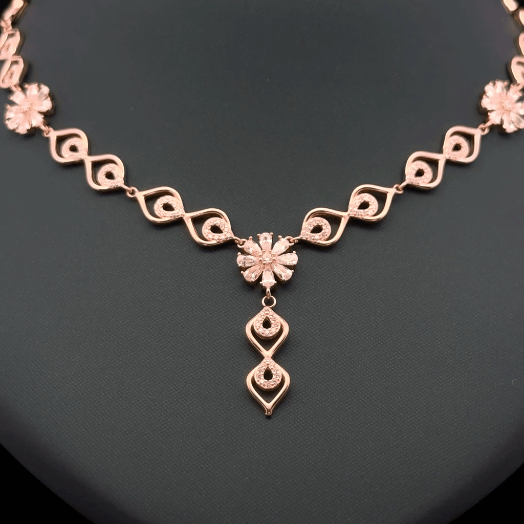 Flower Hanging Necklace
