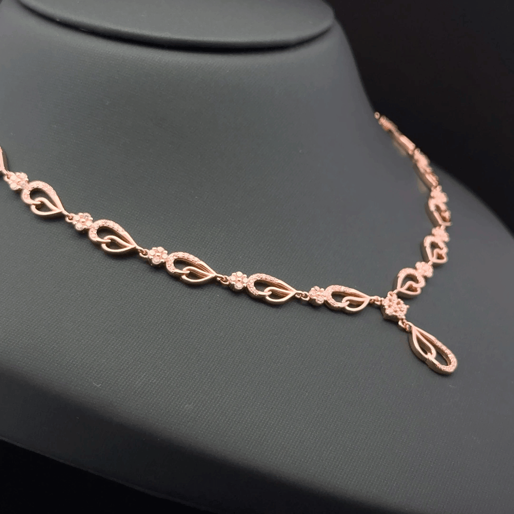 Double Drop Design Necklace