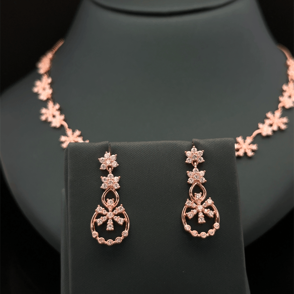 Sparkle Flower Necklace