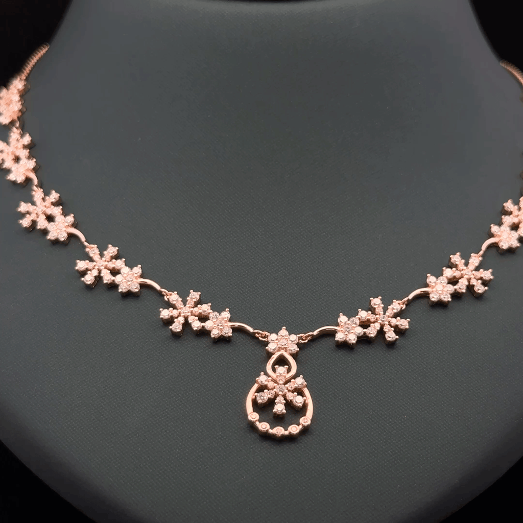 Sparkle Flower Necklace