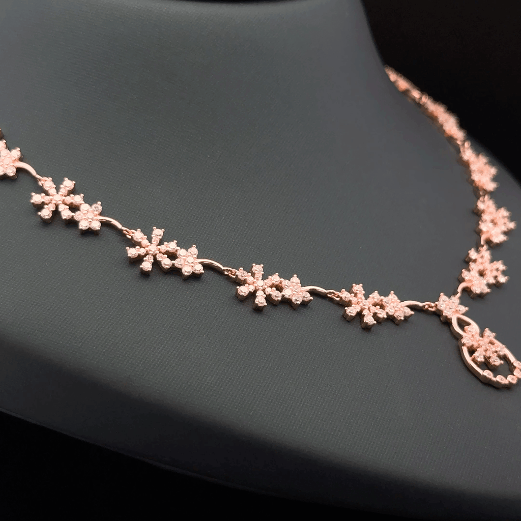 Sparkle Flower Necklace