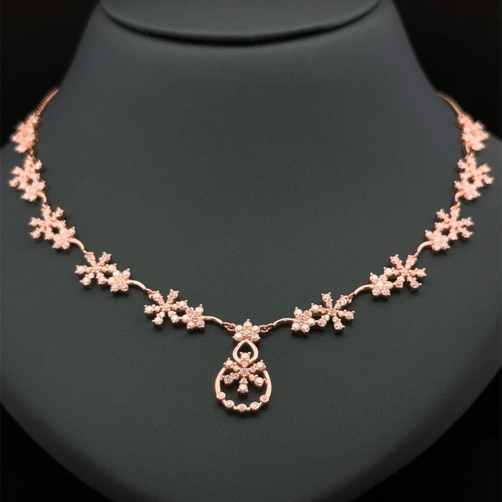 Sparkle Flower Necklace