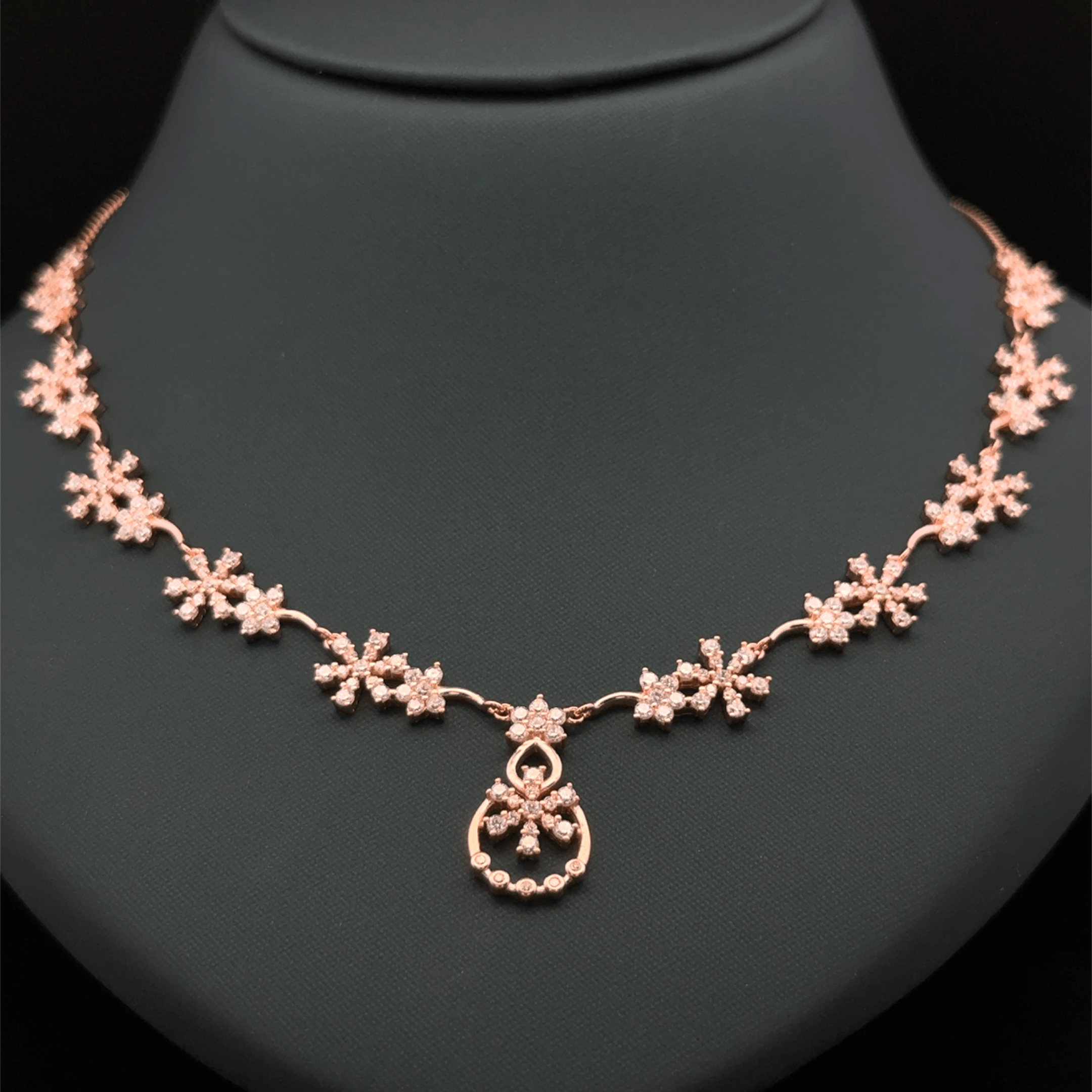 Sparkle Flower Necklace