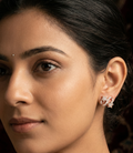 S STAR ROSEGOLD EARRING
