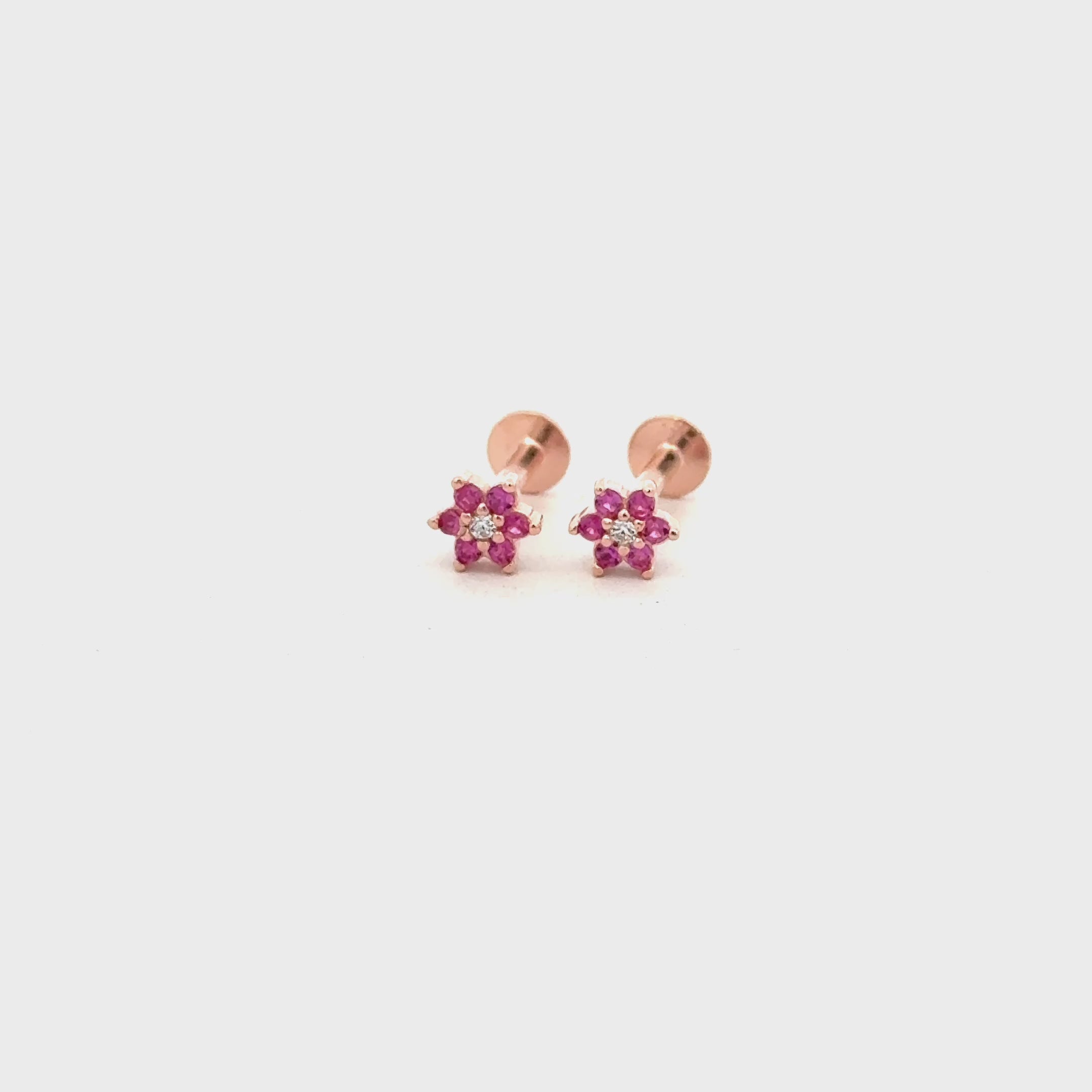 Flower earring