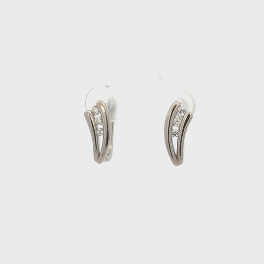 J Stud Earring