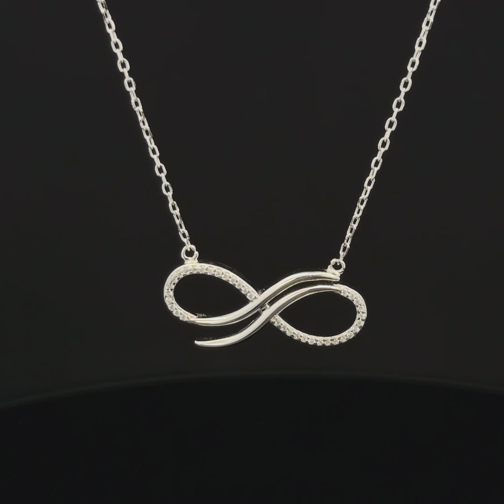 The Infinite Sparkle Twist Pendant