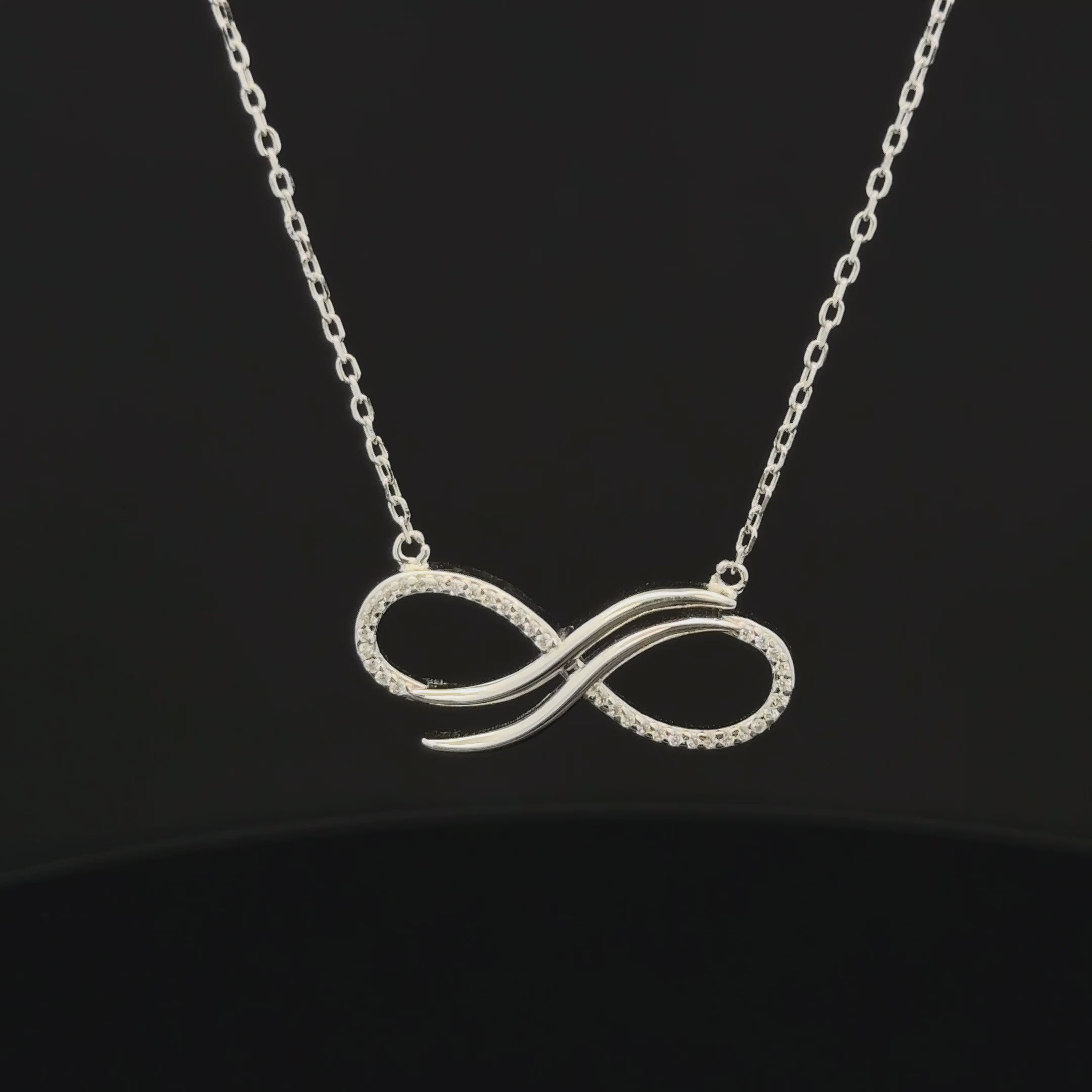 The Infinite Sparkle Twist Pendant