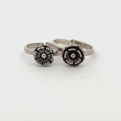 Antique Flower Toerings