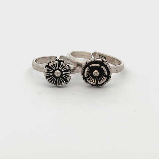 Antique Flower Toerings