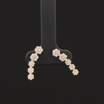 MULTISTONE LONG EARRING