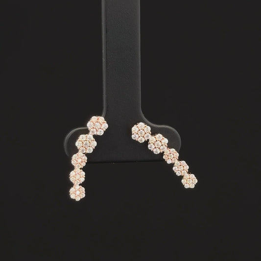 MULTISTONE LONG EARRING