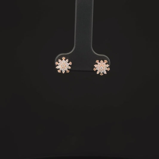 ROSEGOLD STONE EARRING