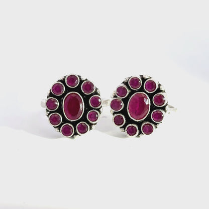 Antique Stone ToeRings