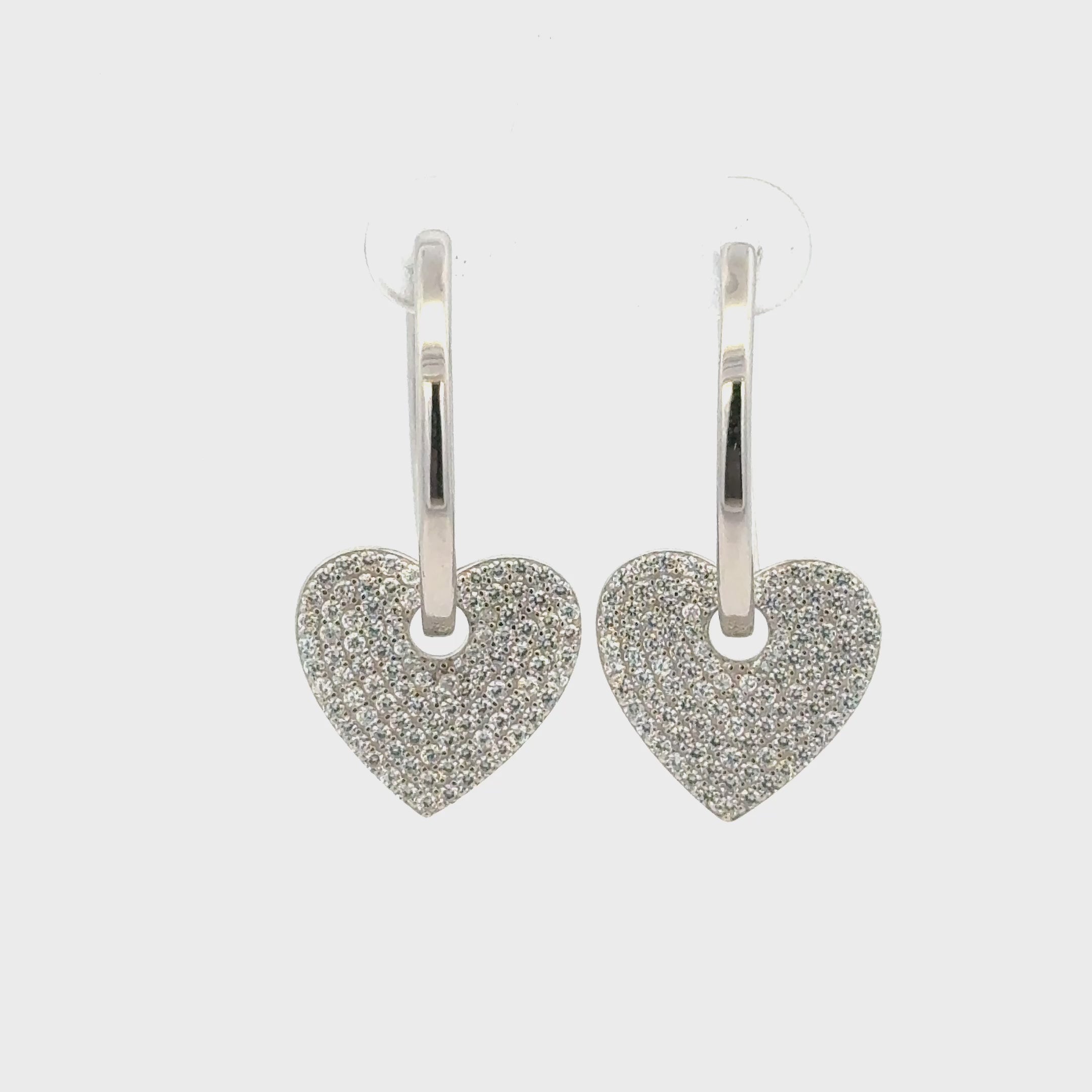 Heart Baali Hoop Earring