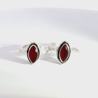 Antique Stone ToeRings