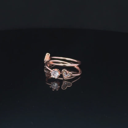 Single Stone Toe-Ring