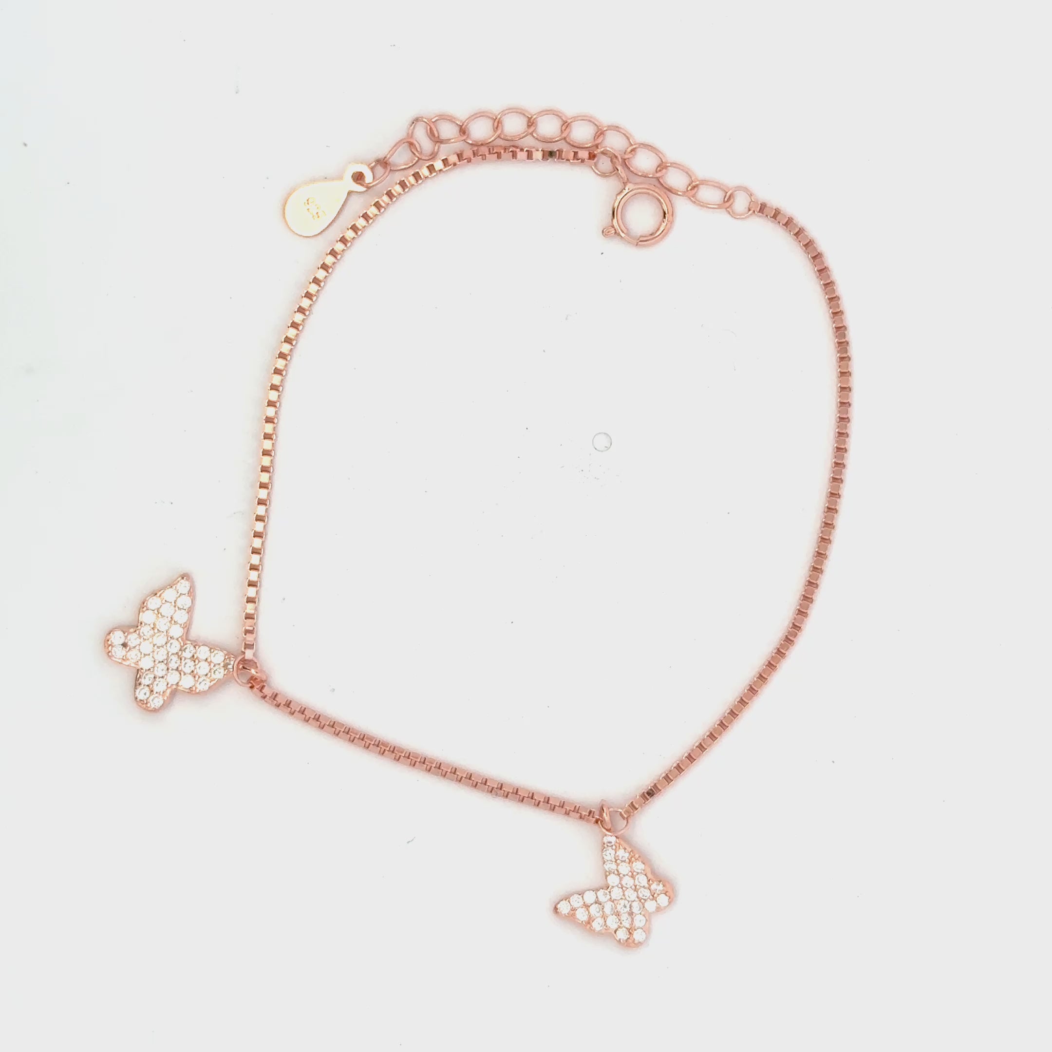 Butterfly Rosegold Bracelet