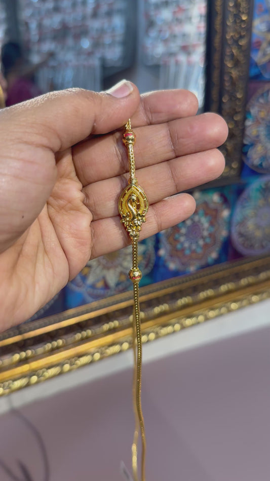 Peacock mugappu Thali Kodi