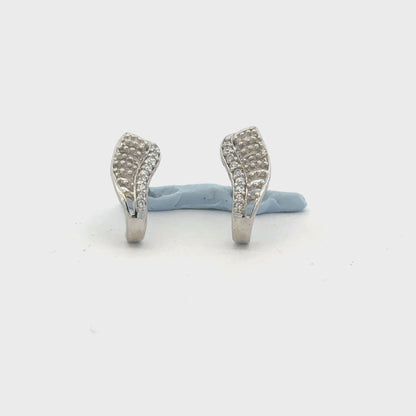 J Stud Earrings