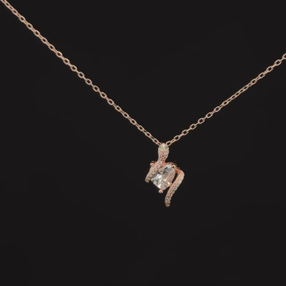 HEART ROSEGOLD CHAIN WITH PENDANT