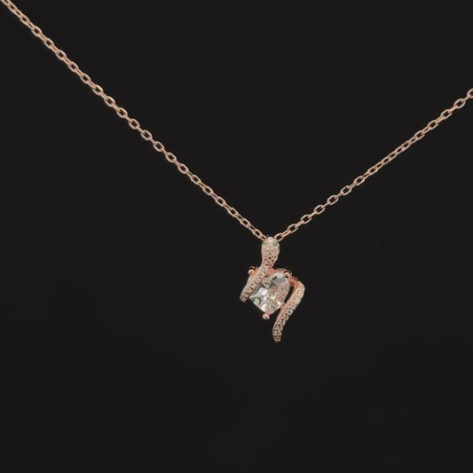 HEART ROSEGOLD CHAIN WITH PENDANT