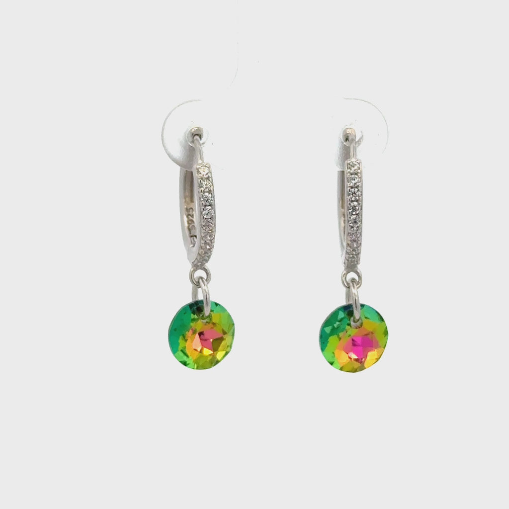 Rainbow Circle Baali Earring