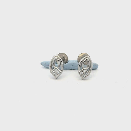 Oval Stone Earring