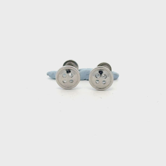 Button Earring