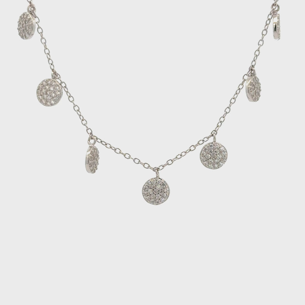 Rhodium Circle Chain