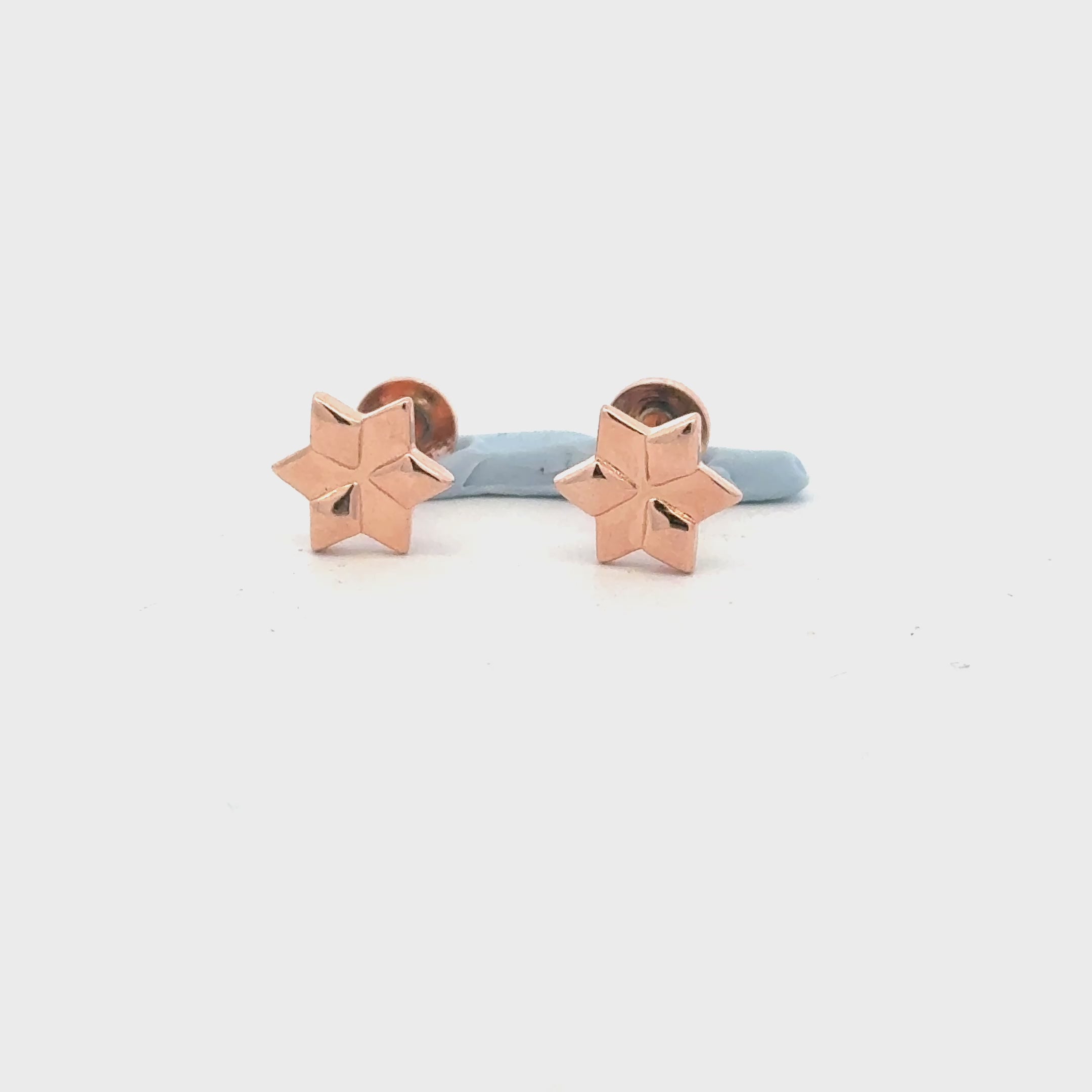 Star Rosegold Earring