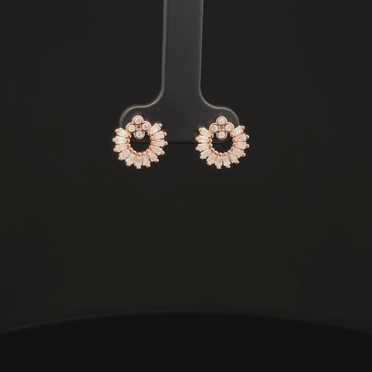 ROSEGOLD SUN EARRING