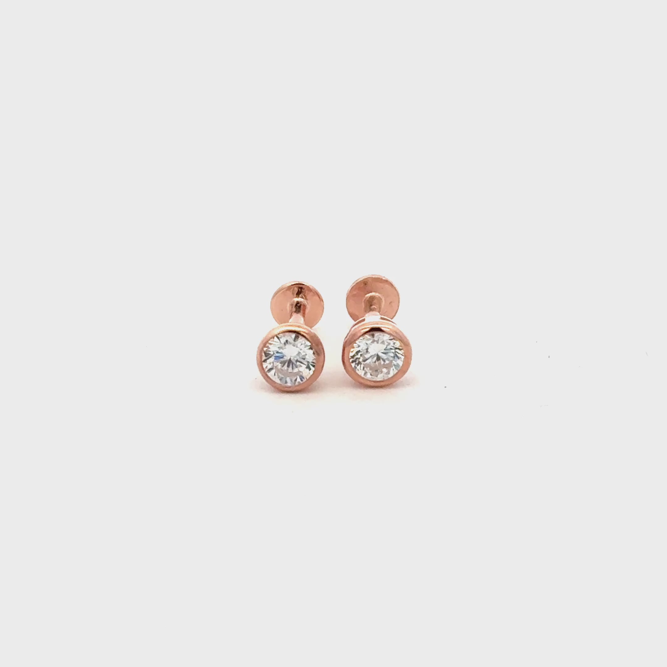 White Stone Stud