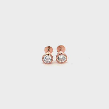 White Stone Stud