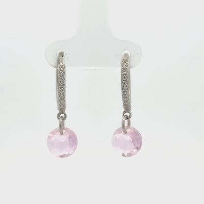 White Drops Baali Earring