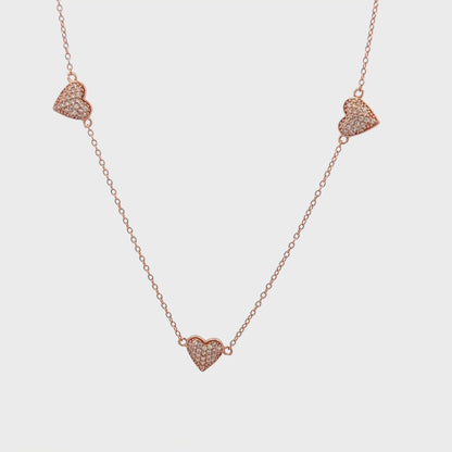 Rosegold Heart Chain With Pendant
