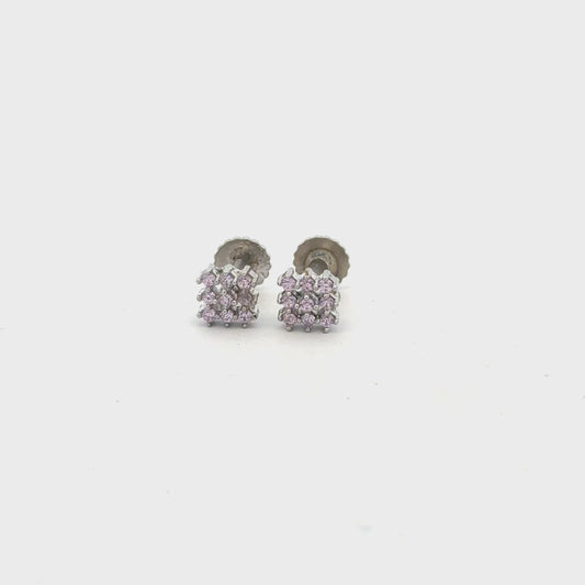 Violet Multistone Earring