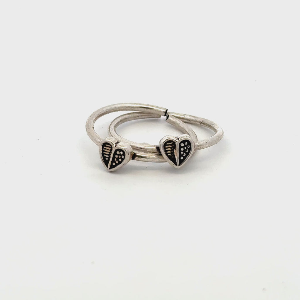 Antique Heart Toerings