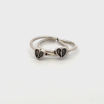 Antique Heart Toerings