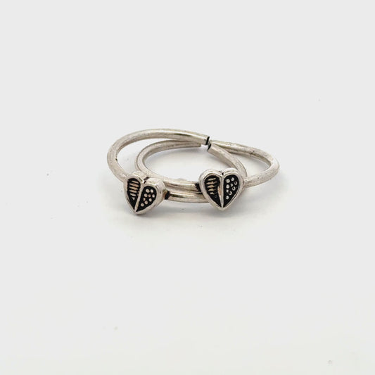 Antique Heart Toerings